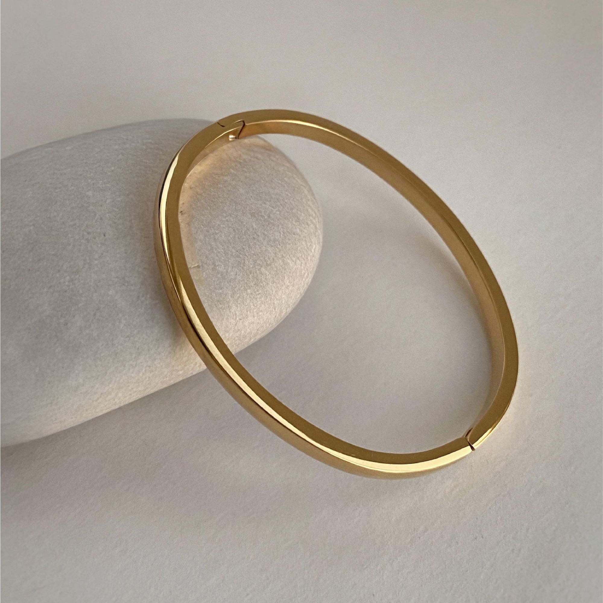 Ellipse Éclat – Set di bracciali rigidi in acciaio, tre tonalità