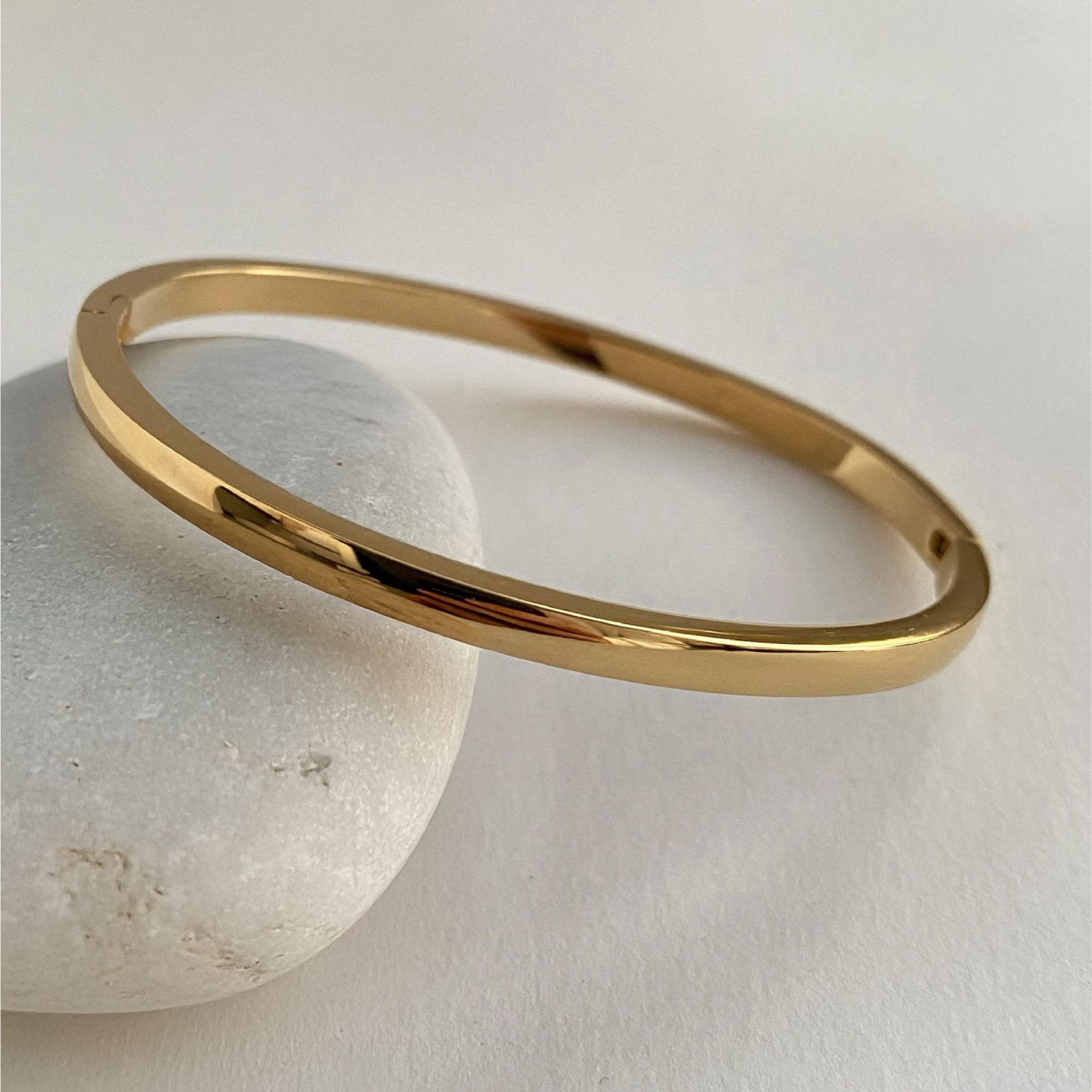 Ellipse Éclat – Set di bracciali rigidi in acciaio, tre tonalità